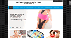 Desktop Screenshot of greaterpittsburghphysicaltherapy.com